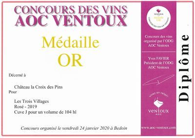 Concours AOC Ventoux 2020